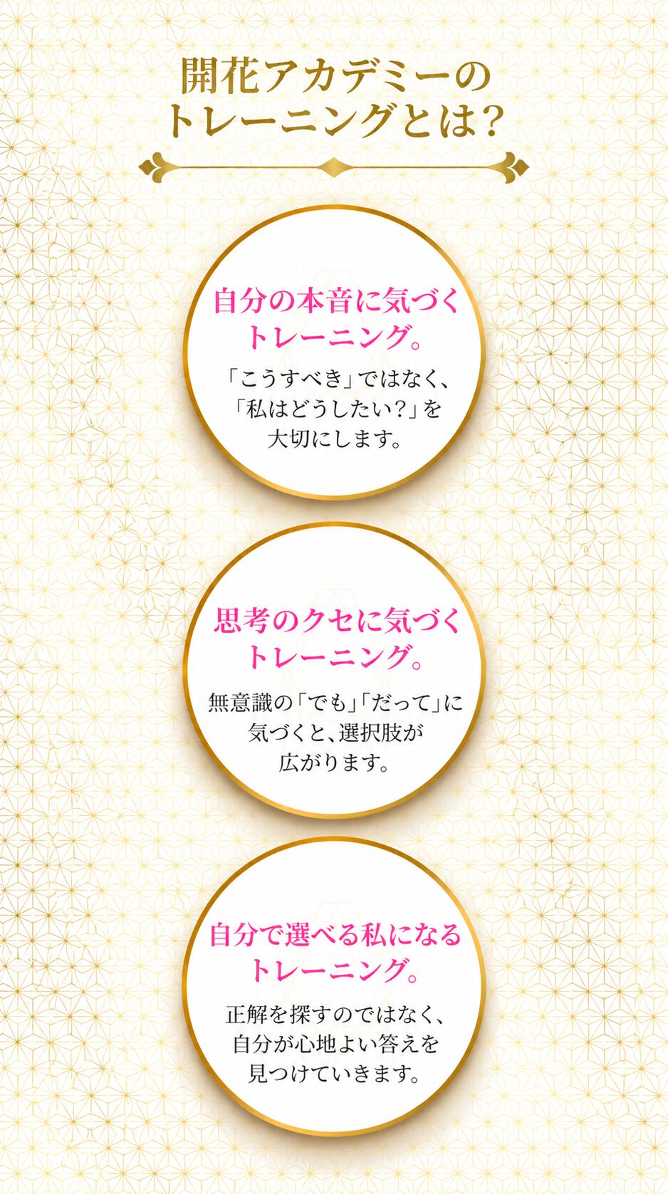 メンタルトレーニング・コーチング開花アカデミー